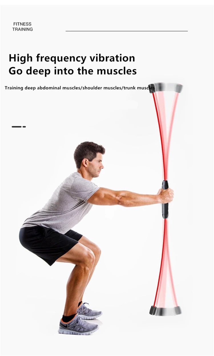 Flexible fitness stick